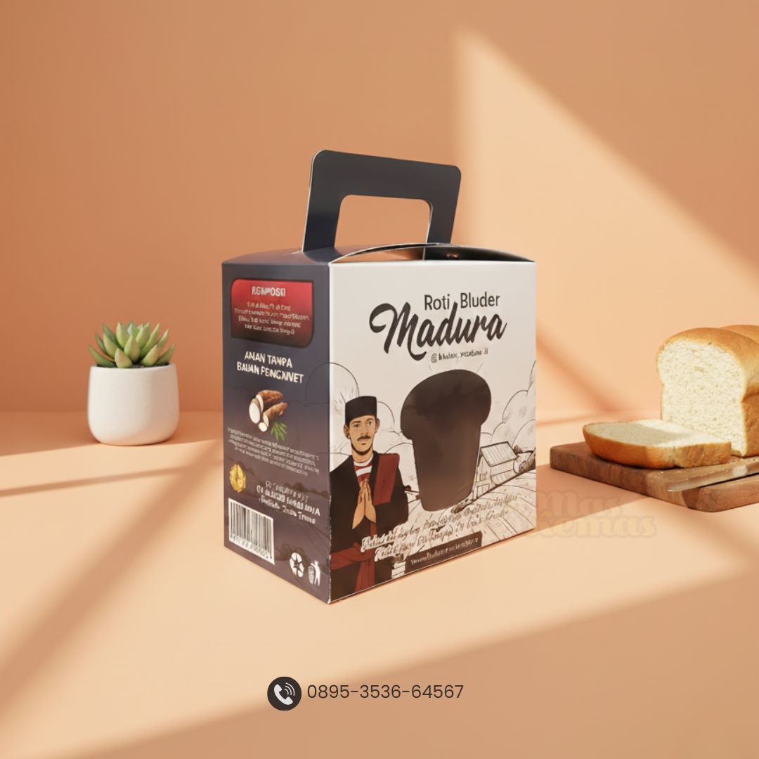 Foto Kemasan Bluder - Percetakan Kemasan Box Makanan Surabaya Mas Kemas