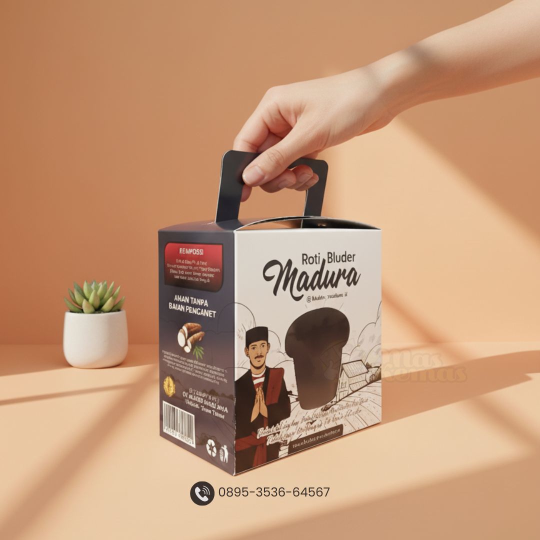 Foto Kemasan Bluder - Percetakan Kemasan Box Makanan Surabaya Mas Kemas