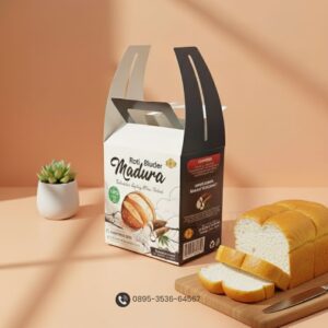 Foto Kemasan Bluder - Percetakan Kemasan Box Makanan Surabaya Mas Kemas
