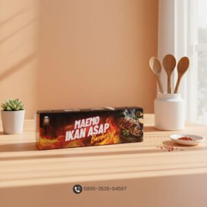 Foto Kemasan Ikan Asap - Percetakan Kemasan Box Makanan Surabaya Mas Kemas