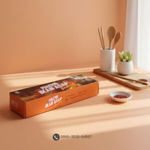 Foto Kemasan Ikan Asap - Percetakan Kemasan Box Makanan Surabaya Mas Kemas