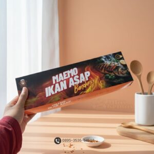 Foto Kemasan Ikan Asap - Percetakan Kemasan Box Makanan Surabaya Mas Kemas