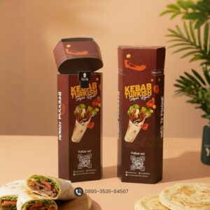 Foto Kemasan Kebab - Percetakan Kemasan Box Makanan Surabaya Mas Kemas