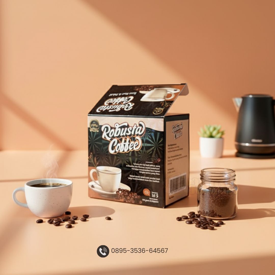 Foto Box Kopi - Percetakan Kemasan Box Makanan Surabaya Mas Kemas